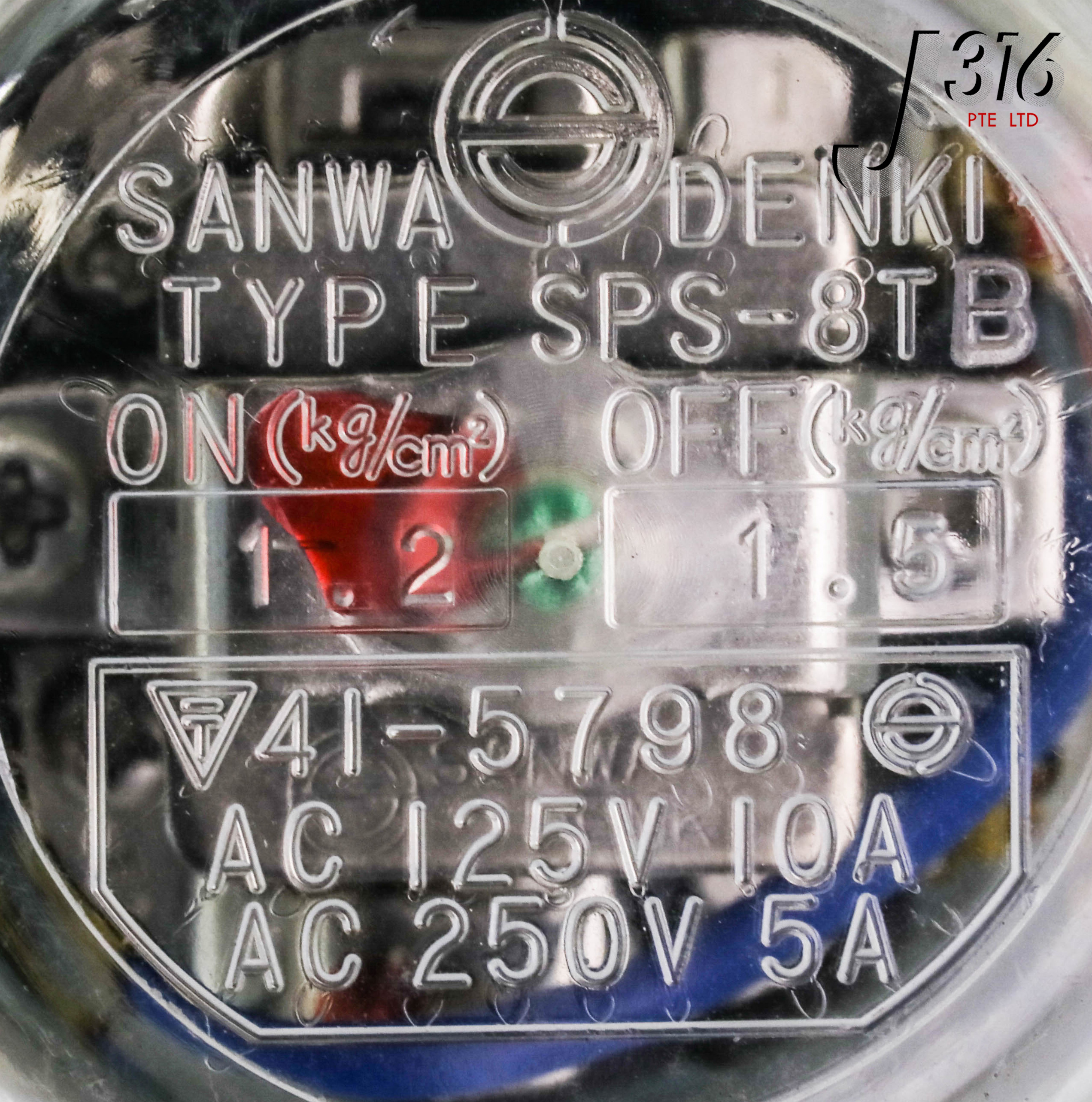14678 SANWA DENKI PRESSURE SWITCH SPS-8TB | eBay